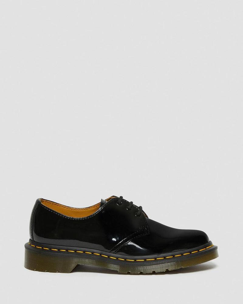 Zapatos Oxford Dr Martens 1461 Charol Cuero Mujer Negros | MX 430NWY